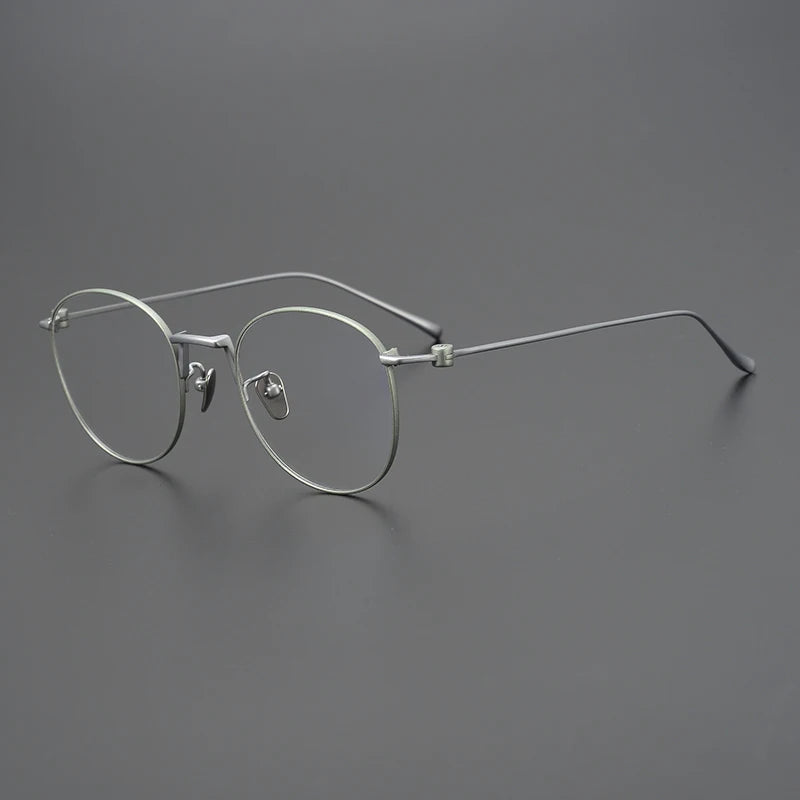 Titanium Wire Round Eyeglasses