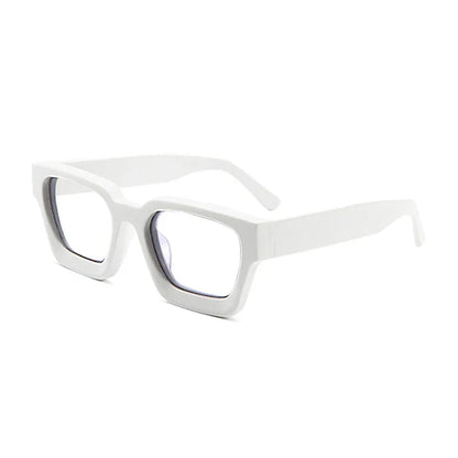 Vintage Thick Acetate Square Glasses Frame | Unisex additional product view