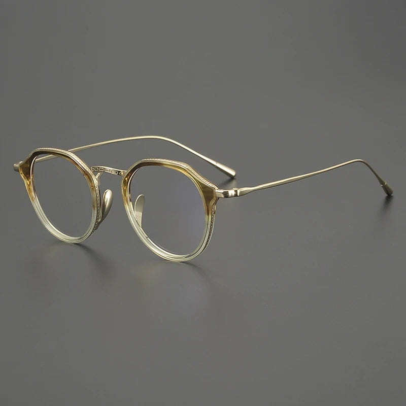 Titanium Windsor Panto Eyeglasses