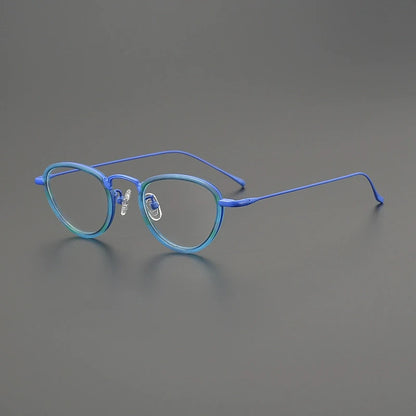 Titanium Cat Eye Prescription Eyeglasses