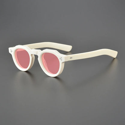 Vintage Polarised Acetate Sunglasses with UV400 Protection for a Small Fit