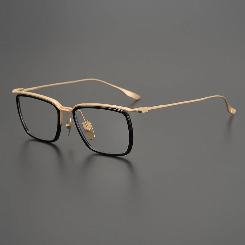 Titanium Square Eyeglasses