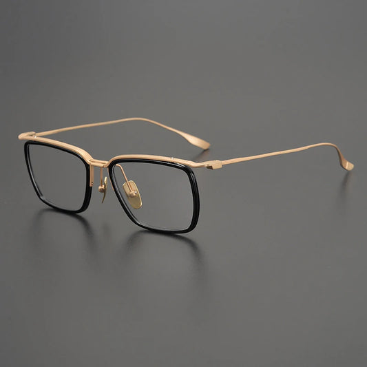 Titanium Square Eyeglasses