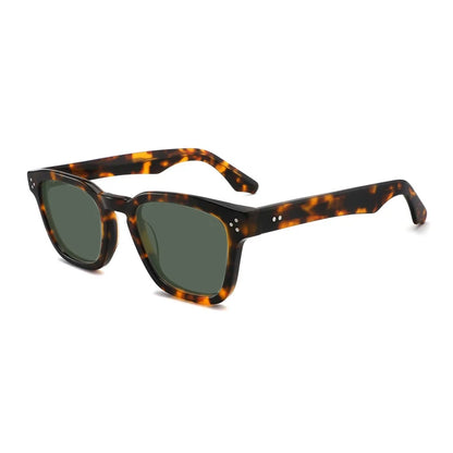 Crystal Green Polarized UV400 Sunglasses | Retro Acetate Designer Shades – CINILY UK additional product view