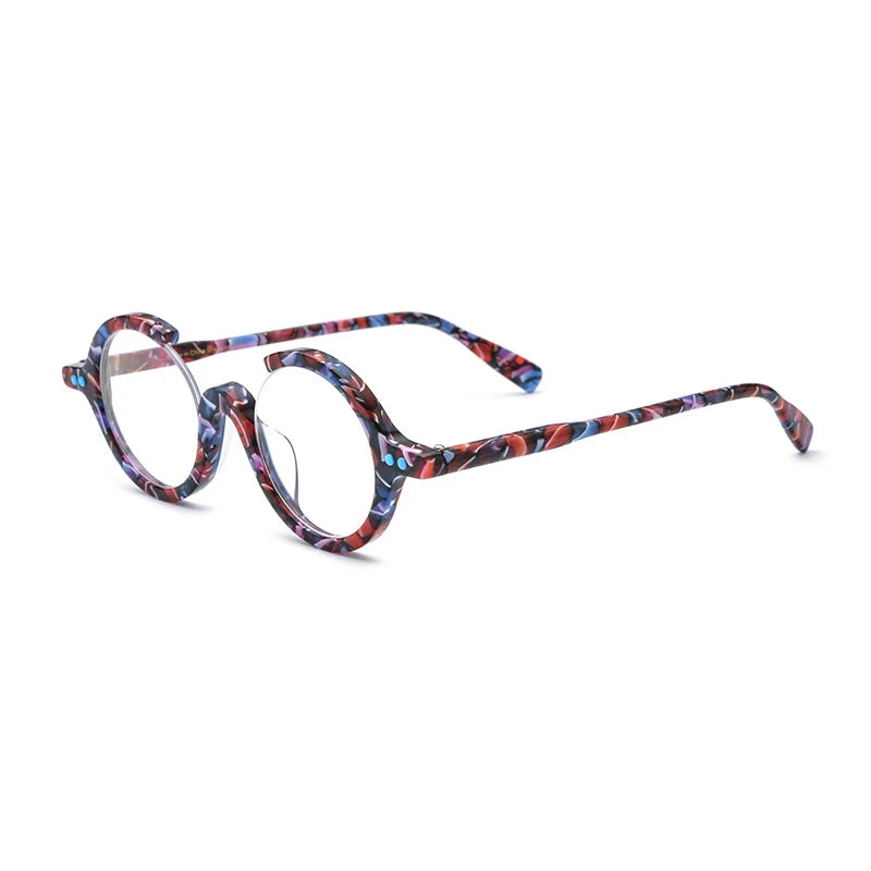 Acetate Round Prescription Eyeglasses