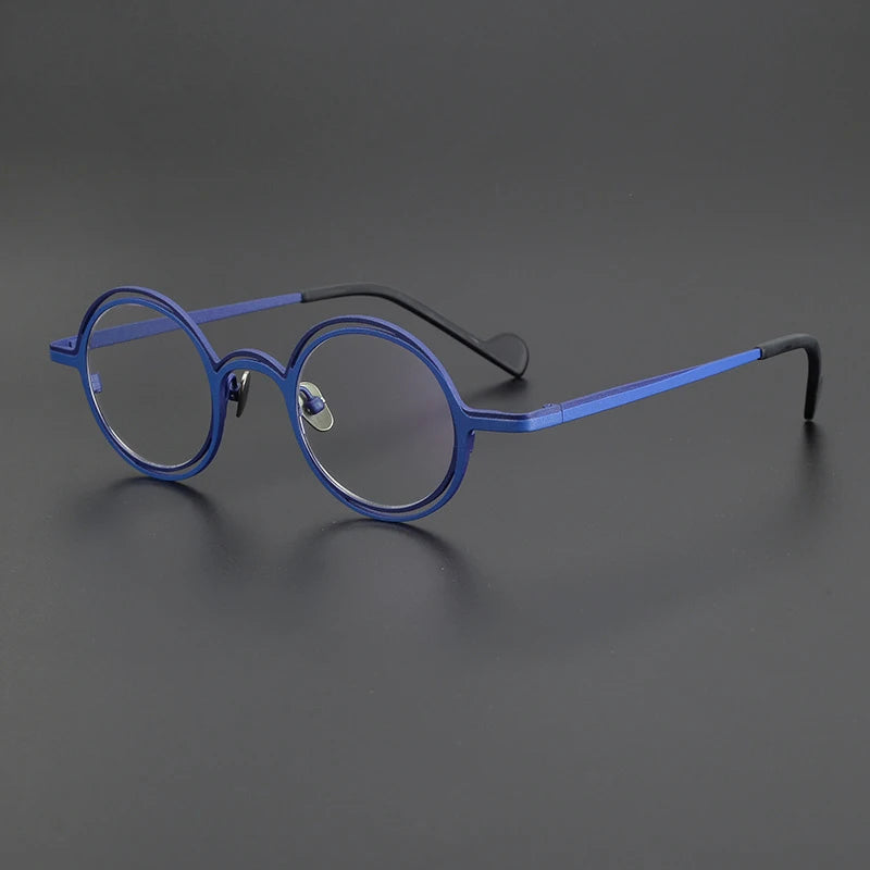Titanium Round Prescription Eyeglasses