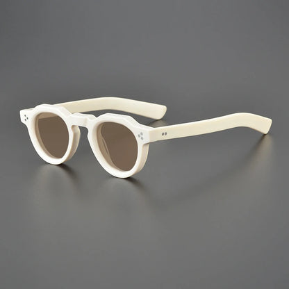 Vintage Polarised Acetate Sunglasses with UV400 Protection for a Small Fit