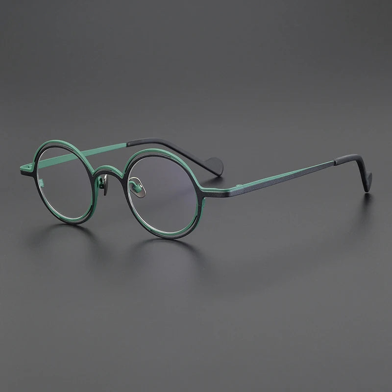 Titanium Round Prescription Eyeglasses