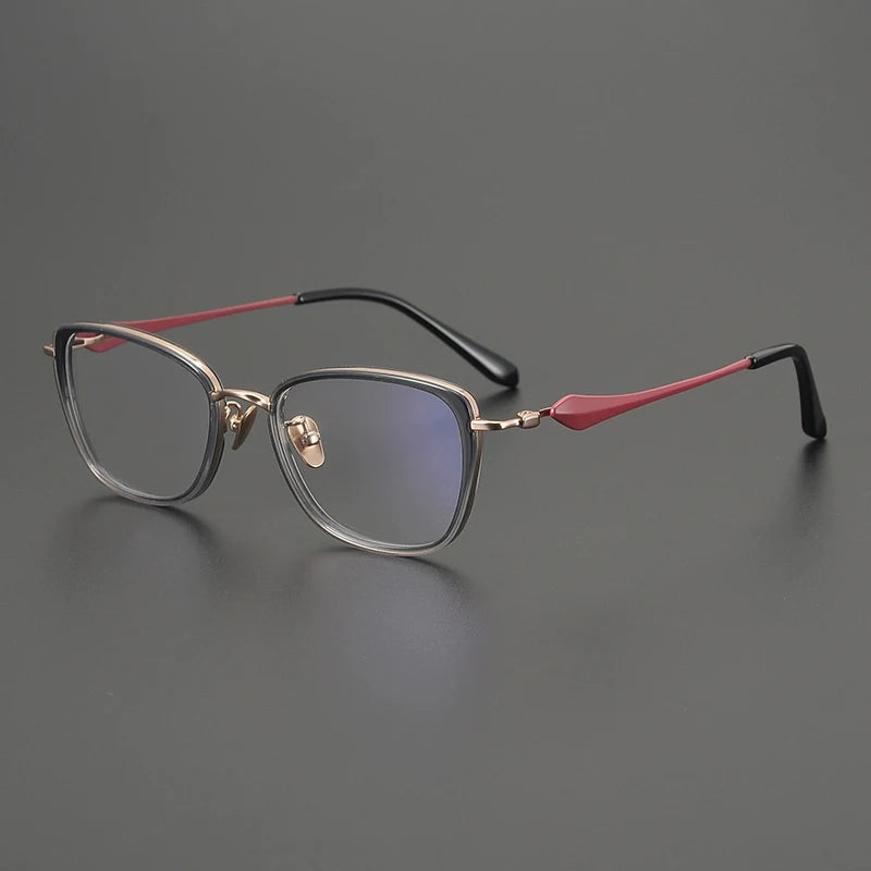 Titanium Cat Eye Eyeglasses