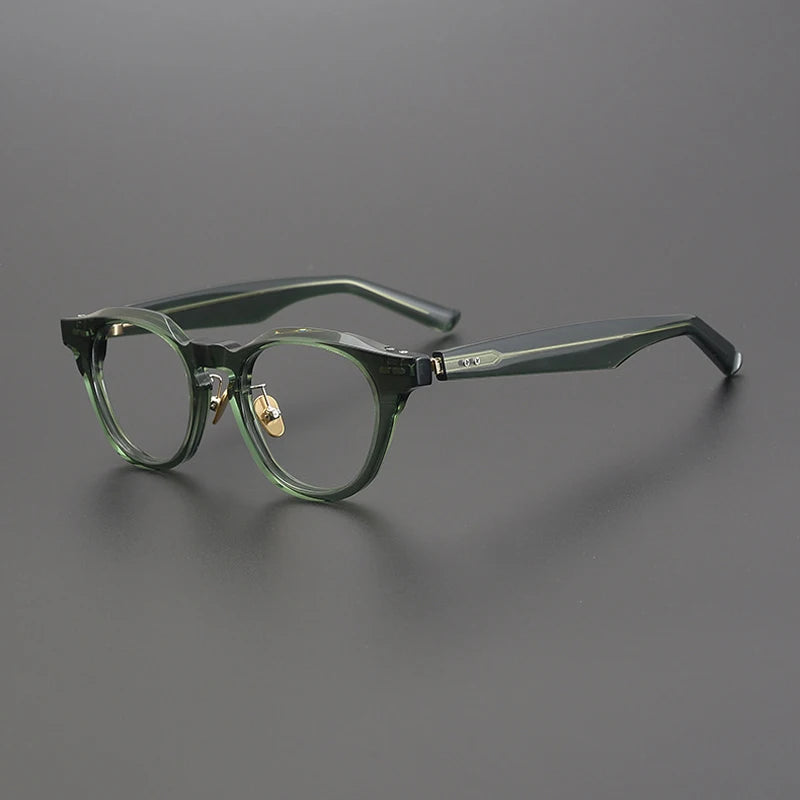 Japanese Acetate Keyhole Panto Eyeglasses