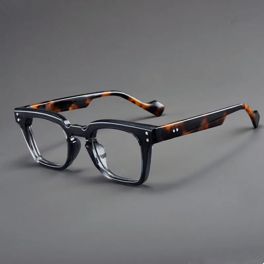 Plastic Black Square Eyeglasses