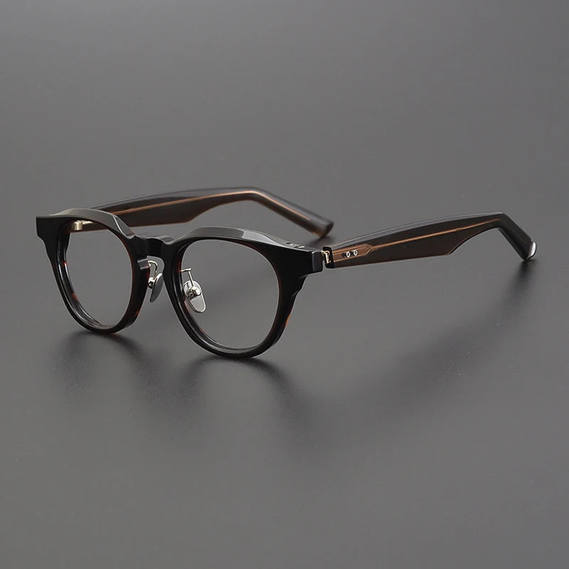 Japanese Acetate Keyhole Panto Eyeglasses