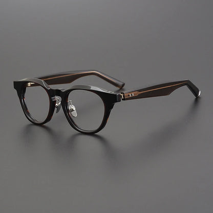 Japanese Acetate Keyhole Panto Eyeglasses
