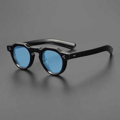 Vintage Polarised Acetate Sunglasses with UV400 Protection for a Small Fit
