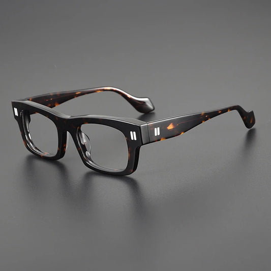 Acetate Chunky Square Eyeglasses