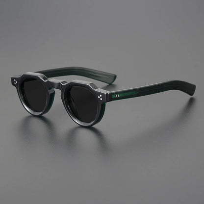 Vintage Polarised Acetate Sunglasses with UV400 Protection for a Small Fit