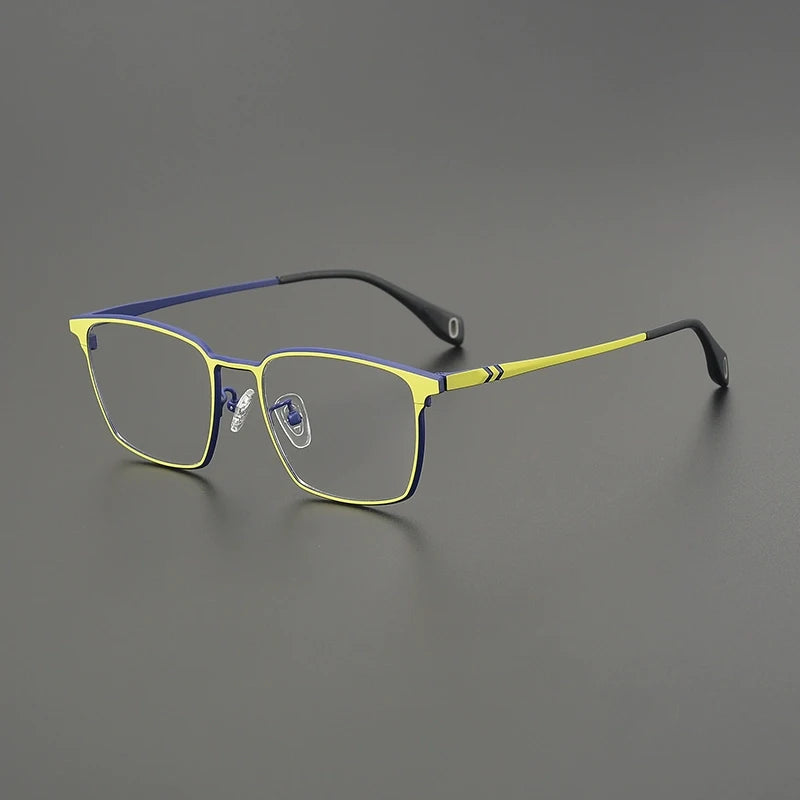 Titanium Neon Square Prescription Eyeglasses