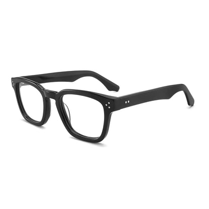 Vintage Handmade Square Acetate Glasses Frame Lightweight