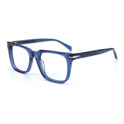 Two-Tone Acetate Eyeglasses Frame | Vintage Black/Tortoise temple detail