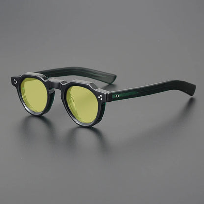 Vintage Polarised Acetate Sunglasses with UV400 Protection for a Small Fit