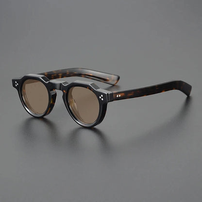Vintage Polarised Acetate Sunglasses with UV400 Protection for a Small Fit