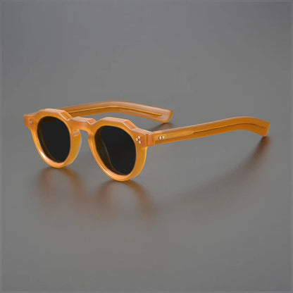 Vintage Polarised Acetate Sunglasses with UV400 Protection for a Small Fit