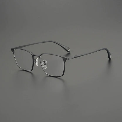 Titanium Neon Square Prescription Eyeglasses | Bold Lightweight Rx Glasses – CINILY UK additional product view