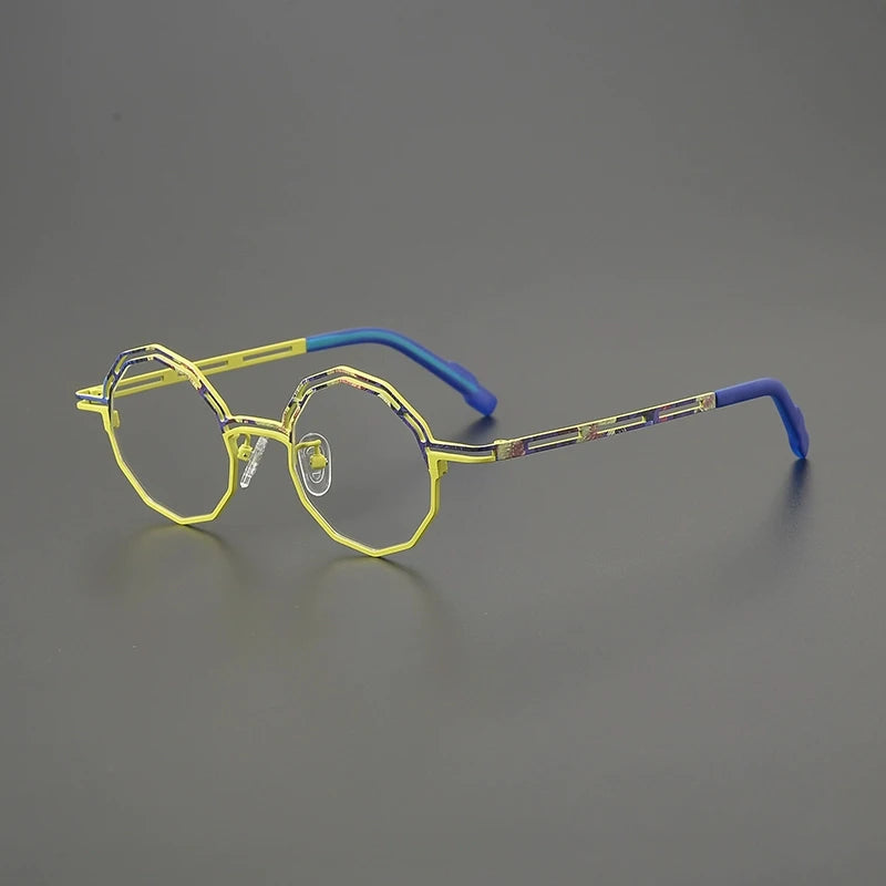 Titanium Round Prescription Eyeglasses