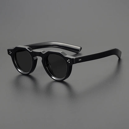 Vintage Polarised Acetate Sunglasses with UV400 Protection for a Small Fit