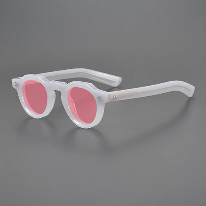 Vintage Polarised Acetate Sunglasses with UV400 Protection for a Small Fit