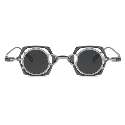 2-in-1 Magnetic Clip-On Pure Titanium Eyeglasses with Polarised Clip additional product view