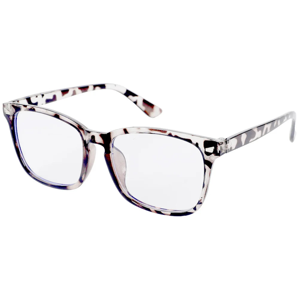 Plastic Black Square Blue Light Glasses