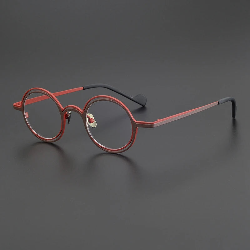 Titanium Round Prescription Eyeglasses