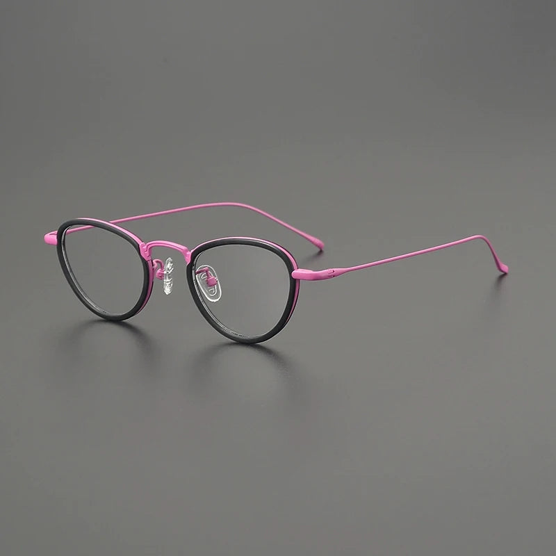 Titanium Cat Eye Prescription Eyeglasses