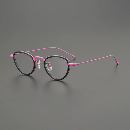 Titanium Cat Eye Prescription Eyeglasses