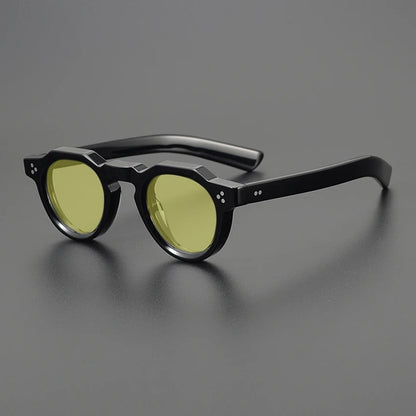 Vintage Polarised Acetate Sunglasses with UV400 Protection for a Small Fit