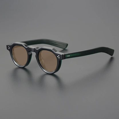 Vintage Polarised Acetate Sunglasses with UV400 Protection for a Small Fit