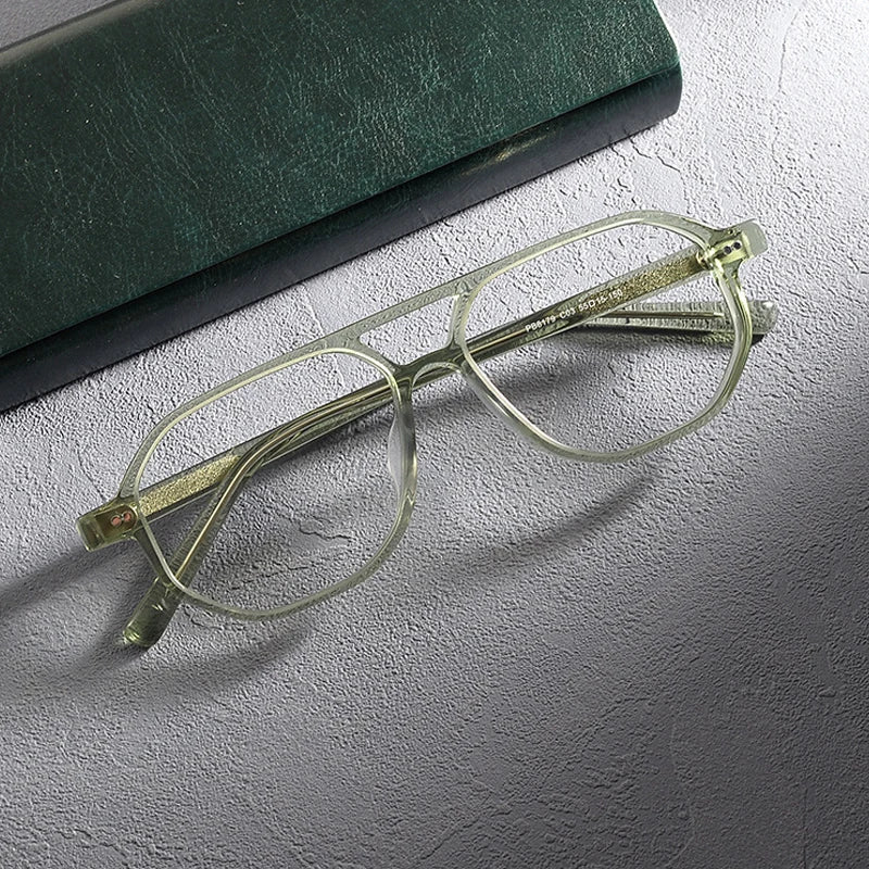 Acetate Tortoise Pilot Eyeglasses