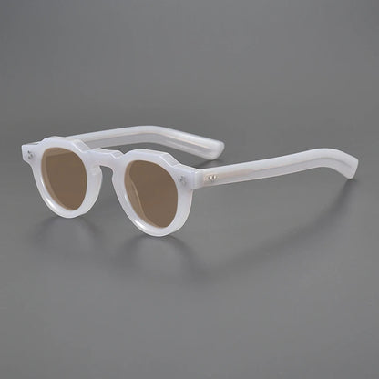 Vintage Polarised Acetate Sunglasses with UV400 Protection for a Small Fit