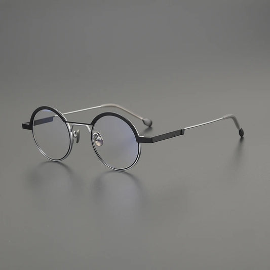Ultra-Light Titanium Round Prescription Eyeglasses | Minimal Optical Frame for Rx Lenses – CINILY UK