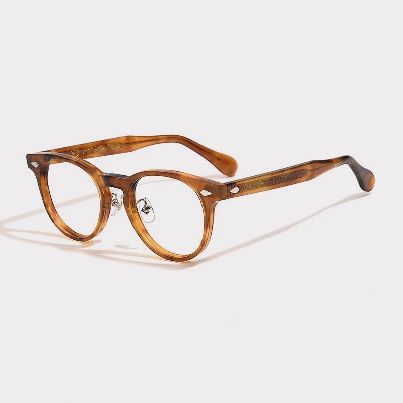 Acetate Round Prescription Eyeglasses