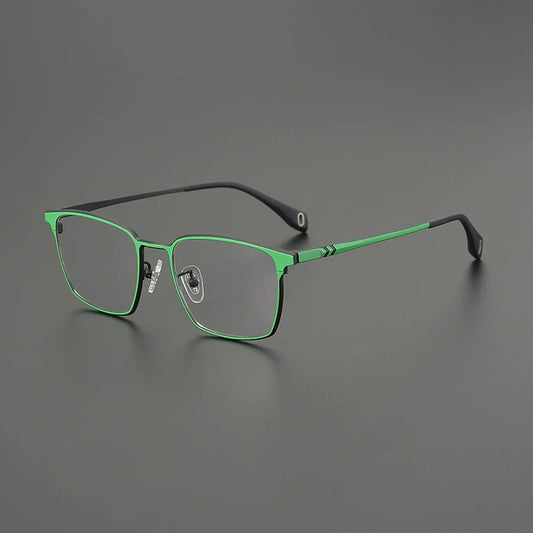 Titanium Neon Square Prescription Eyeglasses