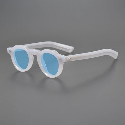 Vintage Polarised Acetate Sunglasses with UV400 Protection for a Small Fit
