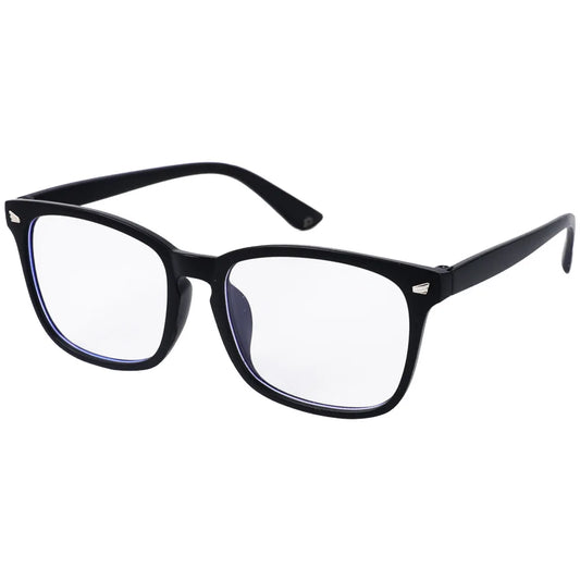 Plastic Black Square Blue Light Glasses