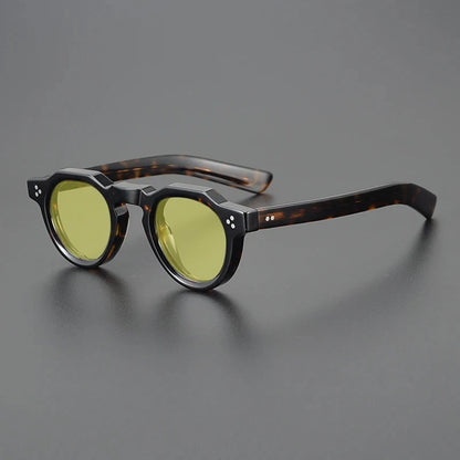 Vintage Polarised Acetate Sunglasses with UV400 Protection for a Small Fit
