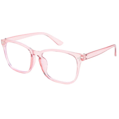 Plastic Black Square Blue Light Glasses