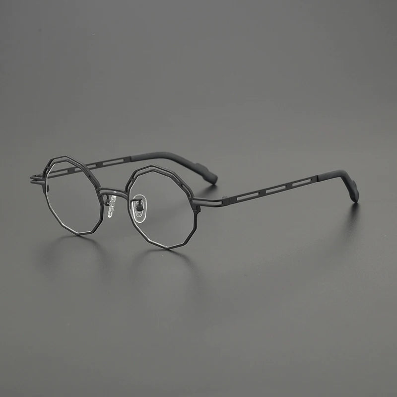 Titanium Round Prescription Eyeglasses