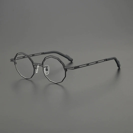 Titanium Round Prescription Eyeglasses | Lightweight Retro Rx Glasses Online – CINILY UK