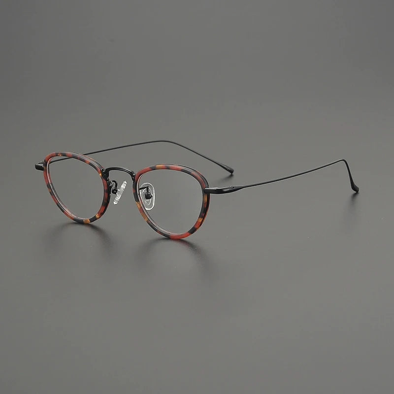 Titanium Cat Eye Prescription Eyeglasses
