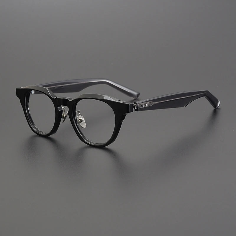 Japanese Acetate Keyhole Panto Eyeglasses